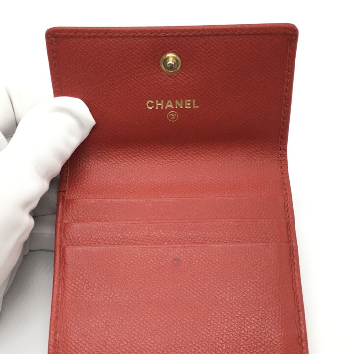 楽天市場】【中古】CHANEL | シャネル ココボタン Wホック折財布 長  