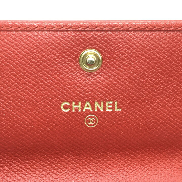 楽天市場】【中古】CHANEL | シャネル ココボタン Wホック折財布 長  