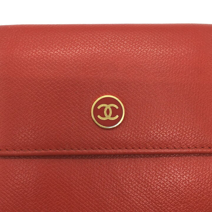 楽天市場】【中古】CHANEL | シャネル ココボタン Wホック折財布 長  