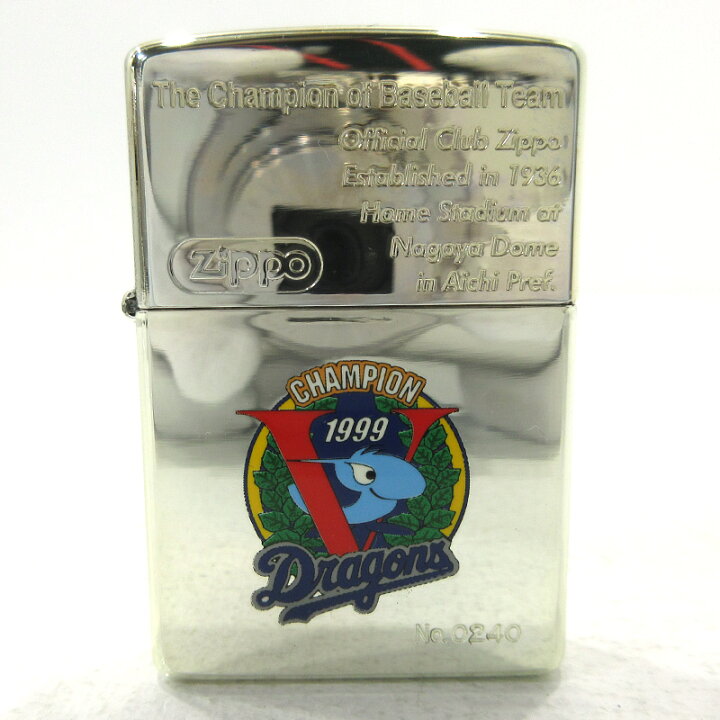 楽天市場】【中古】ZIPPO | ジッポ 中日ドラゴンズ優勝記念 オイル 