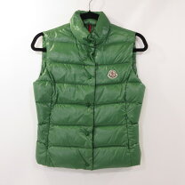 楽天市場】MONCLER ダウンベスト グリーンの通販