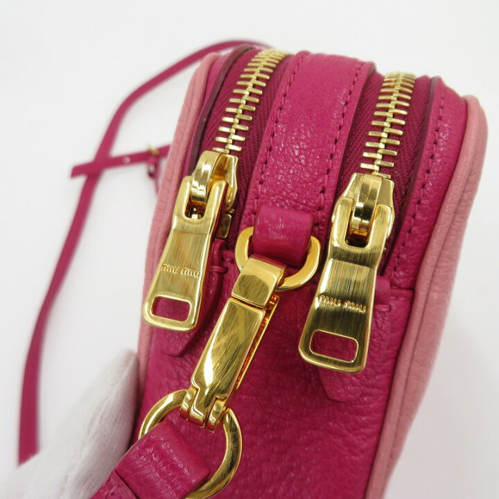 楽天市場】【中古】Miu Miu | ミュウ ミュウ MADRAS ショルダーバッグ 