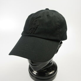 【中古】POLO RALPH LAUREN | ポロ・ラルフローレン BIG PONY CHINO CAP キャップ H214SC02 ブラック【姫路東店】