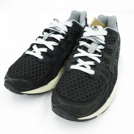 【中古】asics | アシックス ENNOY×Gel-Nimbus 9 'Black/Sheet Rock' スニーカー 1201A986 ブラック 27.5cm【瀬戸大橋店】