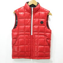楽天市場】MONCLER ダウンベスト レッド（メンズファッション）の通販 