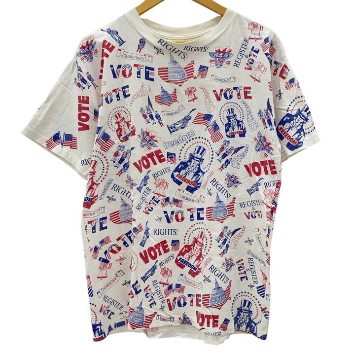 楽天市場】【中古】OLD | オールド VOTE 染み込みプリント 総柄 半袖T 