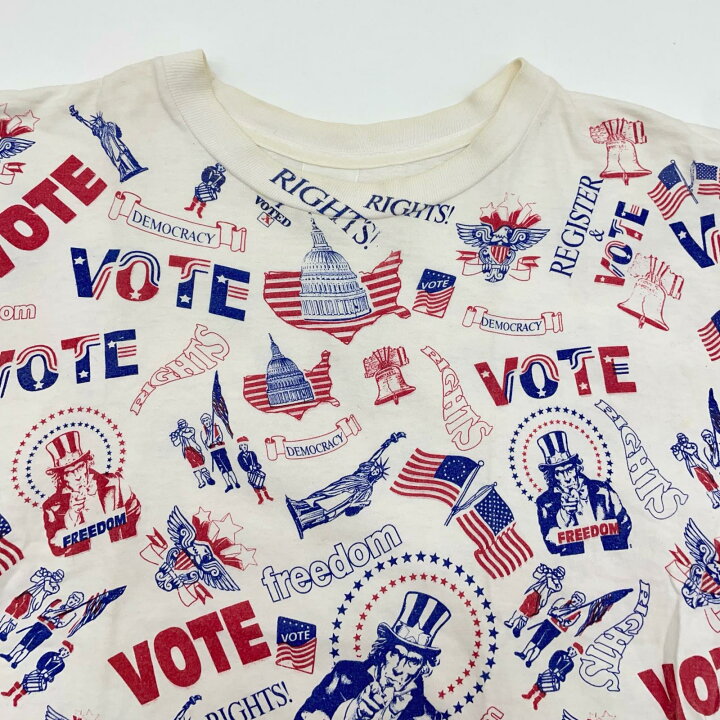 楽天市場】【中古】OLD | オールド VOTE 染み込みプリント 総柄 半袖T 