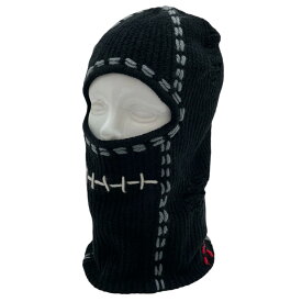 【中古】PHINGERIN×NEIGHBORHOOD | フィンガリン×ネイバーフッド 24AW　PG1 SAVAGE BALACLAVA ニットキャップ 帽子　ダメージ加工バラクラバ PD-242-NH-HA-011 ブラック サイズ：FreeSize【尾張小牧店】