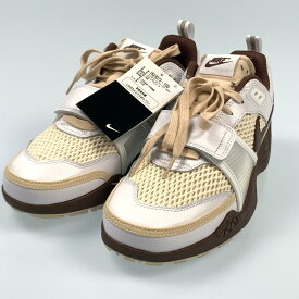 【中古】NIKE | ナイキ ×TRAVIS SCOTT ZOOM FIELD JAXX LIGHT CHOCOLATE スニーカー HQ3073-100 2025S/S 28.0cm ホワイト【姫路東店】