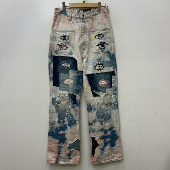 楽天市場】【中古】KAPITAL | キャピタル 14ozデニム タイダイバギー 