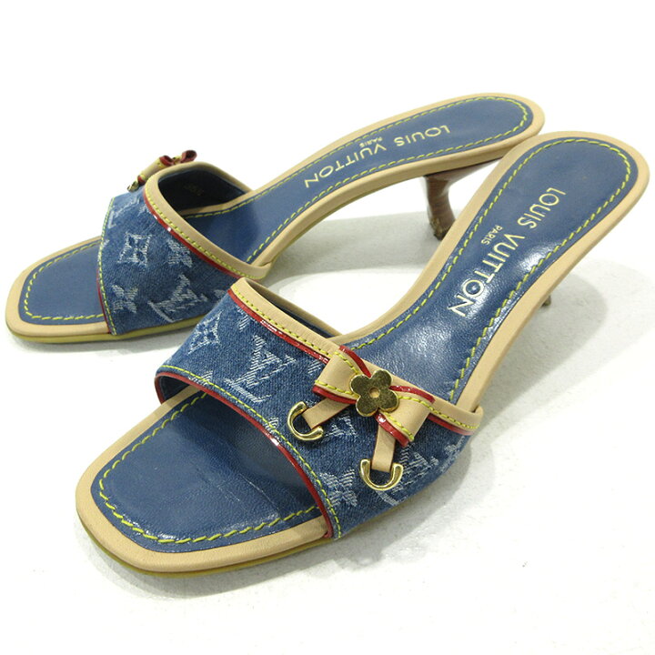 楽天市場】【中古】LOUIS VUITTON | ルイ・ヴィトン サンダル ミュール 