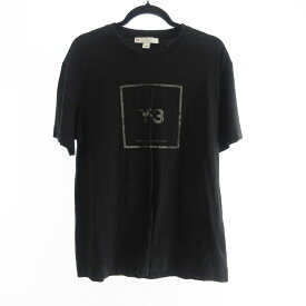 【中古】Y-3 | ワイスリー スクエアラベルロゴ Tシャツ 半袖Tシャツ GV6060 ブラック サイズ：M【姫路東店】