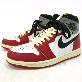 【中古】NIKE | ナイキ AIR JORDAN 1 RETRO HIGH OG UNION エア ジョーダン 1 レトロ ハイ オージー ユニオン スニーカー HV8563-600 レッド サイズ：25.0cm【三重本店】