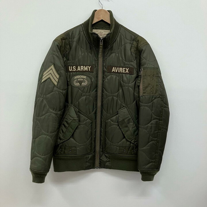 楽天市場】【中古】AVIREX | アヴィレックス キルトアーミージャケット 