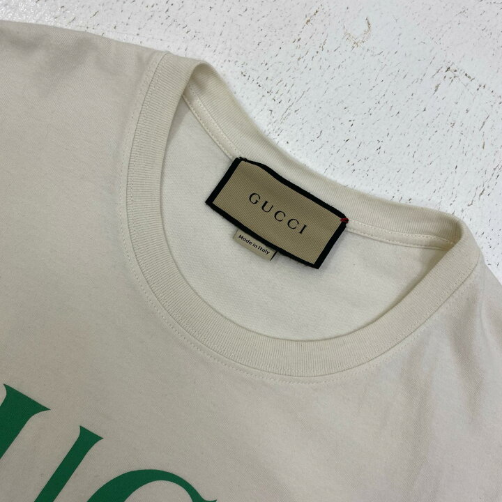 楽天市場】【中古】GUCCI | グッチ 半袖Tシャツ ホワイト サイズ：XS 