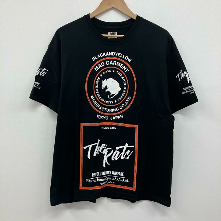 楽天市場】【中古】RATS | ラッツ BIG LOGO TEE 半袖Tシャツ 22RT 