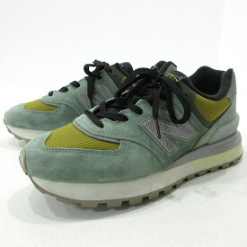 【中古】NEW BALANCE×STONE ISLAND | ニューバランス×ストーンアイランド 574 Legacy GREEN CLAY レガシー グリーンクレー スニーカー U574LGTN グリーン サイズ：27.0cm 【三重本店】