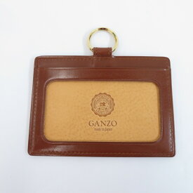 【中古】GANZO | ガンゾ THIN BRIDLE シンブライドル IDケース カードホルダー パスケース 0057655-50 ブラウン【瀬戸大橋店】