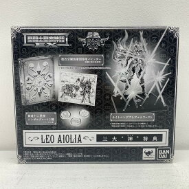 【中古】 三大“神”(ゴッド)特典「聖闘士星矢黄金魂-soulofgold-」聖闘士聖衣神話EXレオアイオリア(神聖衣)初回特典