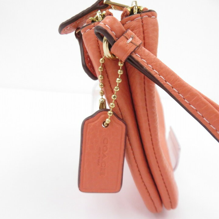 楽天市場】【中古】COACH | コーチ ダブルコーナージップ リストレット 