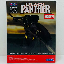 【中古】 ブラックパンサー-プレミアムフィギュア「MARVELACT/CUT」