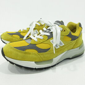 【中古】NEW BALANCE | ニューバランス 992 Made in USA スニーカー M992BB イエロー サイズ：26.5cm【三重本店】