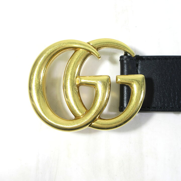 楽天市場】【中古】GUCCI | グッチ 414516 AP00T ダブルG レザーベルト 