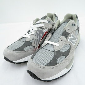 【中古】NEW BALANCE | ニューバランス Made in USA 992 Core スニーカー U992GY グレー 27cm【瀬戸大橋店】