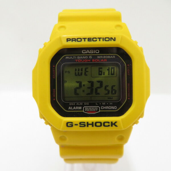 【中古】G-SHOCK | ジーショック DIGITAL 30周年記念 腕時計 GW-M5630E-9JR デジタル電波ソーラー イエロー【瀬戸大橋店】