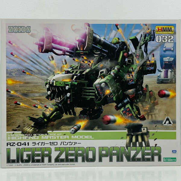 【中古】 ゾイド プラモデル RZ-041ライガーゼロパンツァーHMM032 '1/72