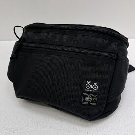 【中古】PORTER | ポーター x木梨サイクル 2way waist bag ボディバッグ colabo002 ブラック【加古川店】