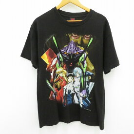 【中古】 Geeks Rule/Evangelion T-Shirt Vol.03 半袖Tシャツ ブラック サイズ：L【瀬戸大橋店】