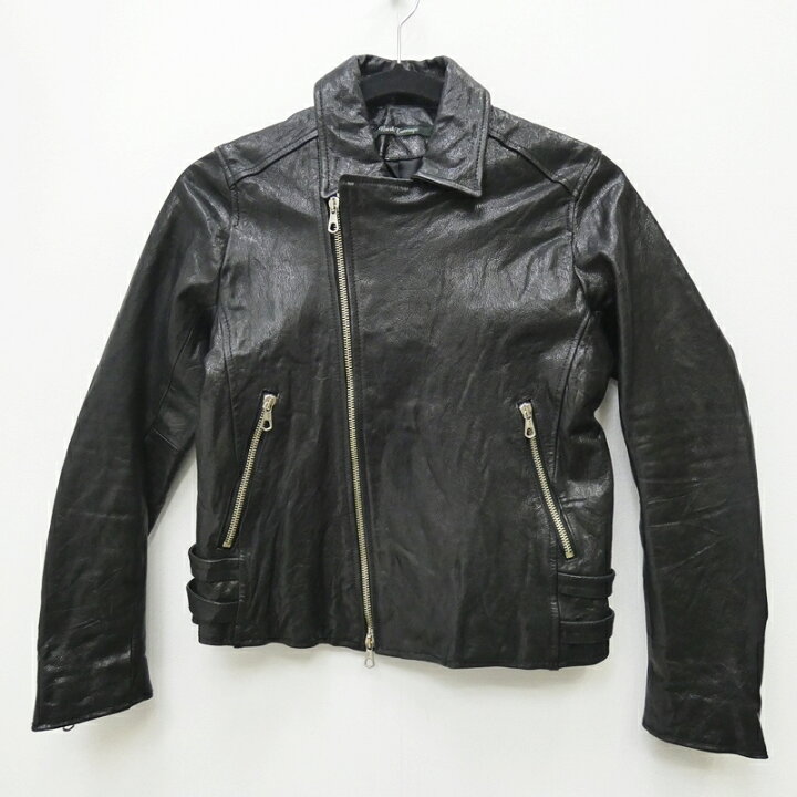 楽天市場 中古 Nano Universe ナノユニバース ライダースジャケット サイズ 36 カラー ブラック Btb008gl ゴートレザーダブルライダース Bark Tannage セレクト F091 お宝市番館