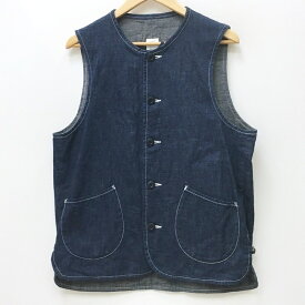 【中古】ARAN アラン その他ベスト サイズ：2 カラー：インディゴ model:VEST DENIM【f096】