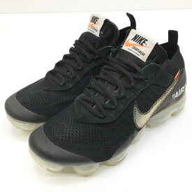 【中古】NIKE ナイキ OFF-WHITE オフホワイトAA3831-002 THE 10 : NIKE AIR VAPORMAX FK エア ヴェイパーマックス スニーカー サイズ：25cm カラー：ブラック 【f126】