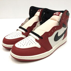 【中古】NIKE ナイキ DZ5485-612 AIR JORDAN 1 RETRO HIGH OG Lost AND Found Chicago エアジョーダン 1 レトロ ハイ オリジナル シカゴ スニーカー サイズ：27cm カラー：レッド 【f126】