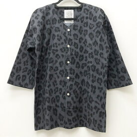 【中古】BUENA VISTA ブエナビスタ Tシャツ7分 サイズ：M カラー：ブラック YY-KOI-21 LEOPARD KOIKUCHI SHIRTS　ヒョウ柄【f104】