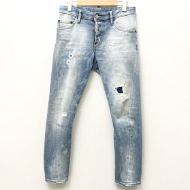 【中古】DSQUARED2 ディースクエアードツー デニムパンツ サイズ：42 カラー：インディゴ 2020ss Sexy Twist Jean【f108】