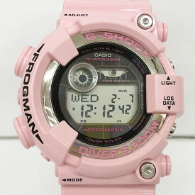 【中古】G-SHOCK ジーショック 時計 サイズ：- カラー：ピンク GF-8250K　LOVE THE SEA AND THE EARTH　イルクジ FROGMAN【f131】