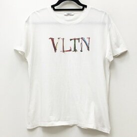 【中古】VALENTINO バレンティノ　バレンチノ Tシャツ半袖 サイズ：S カラー：ホワイト VV3MG10V746 VLTNグラフロゴプリントTシャツ【f108】