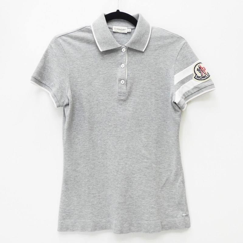 WEB限定カラー 新品 モンクレール MONCLER 白半袖ポロシャツ 14 164 
