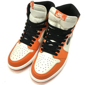 【中古】NIKE ナイキ 555088-113スニーカー サイズ：28cm カラー：オレンジ 555088-113AIR JORDAN1 RETRO HIGH OG　エアジョーダン 1 レトロ ハイ オリジナル【f126】