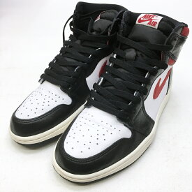 ★11/14(日)15:00迄【10%OFF】期間限定SALE★【中古】NIKE ナイキ AIR JORDAN 1 RETRO HIGH OG "REVERSE CHICAGO" エアジョーダン 1 レトロ ハイ オリジナル シカゴ 555088-061 ハイカットスニーカー サイズ：26.5 カラー：ブラック 【f126】