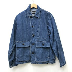 ★5/20(月)15:00迄【10%OFF】期間限定SALE★【中古】SCHOTT ショット デニムジャケット サイズ：L カラー：インディゴ 782-3152010 NEP DENIM WORK JACKET USED / アメカジ【f093】