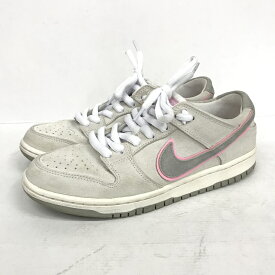 【中古】NIKE ナイキ 895969-160 SB ZOOM DUNK LOW PRO Ishod Wair Flat Silver スケートボーディング ダンク ロー プロ アイショッド ウェア フラット シルバー スニーカー サイズ：26.5cm カラー：グレー 【f126】