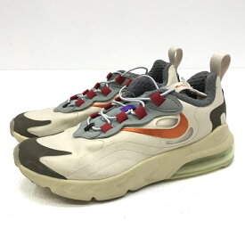 【中古】【キッズ】NIKE ナイキ Travis Scott トラヴィススコットCV2414-200 Air Max 270 React Travis Scott Cactus Trails エア マックス 270 スニーカー サイズ：19cm カラー：ベージュ 【f128】