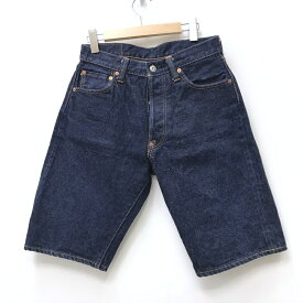 【中古】SAMURAI JEANS サムライジーンズ 濃紺 ショートパンツ サイズ：30 カラー：ブルー S310SP16 17oz【f107】