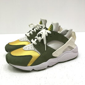 【中古】NIKE ナイキ stussy ステューシーDD1381-300 AIR HUARACHE DARK OLIVE エア ハラチ LE ダーク オリーブ スニーカー サイズ：27.5cm カラー：マルチカラー 【f126】