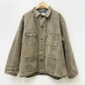 【中古】carhartt カーハート カバーオール サイズ：- カラー：チャコールグレー CHORE COAT / アメカジ【f093】