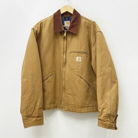 【中古】carhartt カーハート ジャケット サイズ：XL カラー：ベージュ デトロイトジャケット / アメカジ【f093】